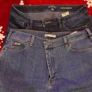 Two Lee Rider Jeans